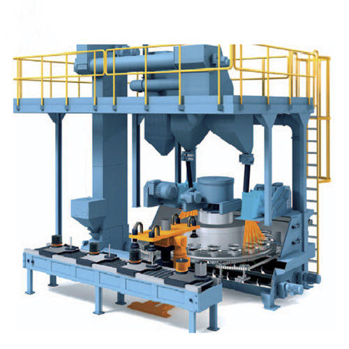 回転テーブルショットブラスト機 - TB-MT1419 - Tongbao Surface Processing Equipment - タービン / ホイールリム用 / 表面洗浄用