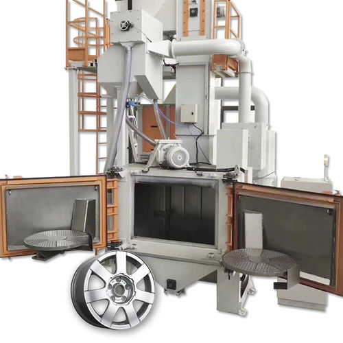 回転テーブルショットブラスト機 - TB-NT800-2 - Tongbao Surface Processing Equipment - タービン / ホイールリム用 / 鋳造用