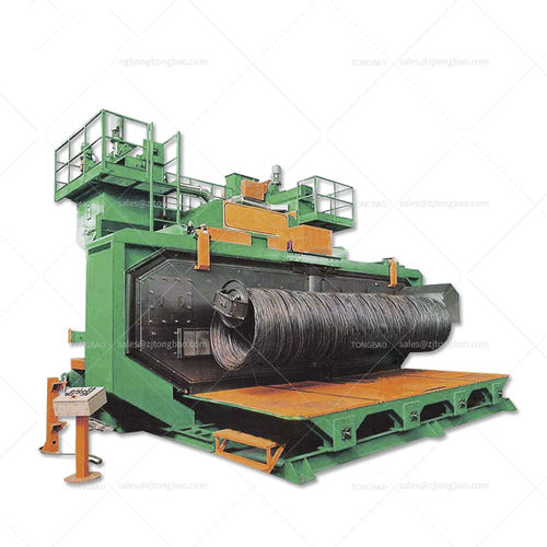 オーバーヘッド コンベヤ式ショットブラスト機 - Tongbao Surface Processing Equipment - タービン / ワイヤー用 / 表面洗浄用