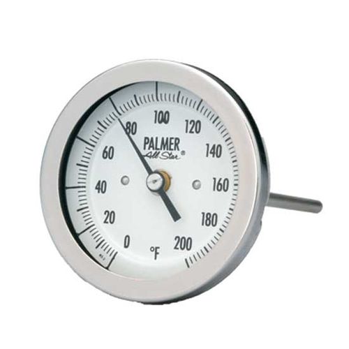 バイメタル温度計 - 3BC4-100/100F - Palmer Wahl Instruments, Inc. - ダイヤル / 頑丈 / 産業用