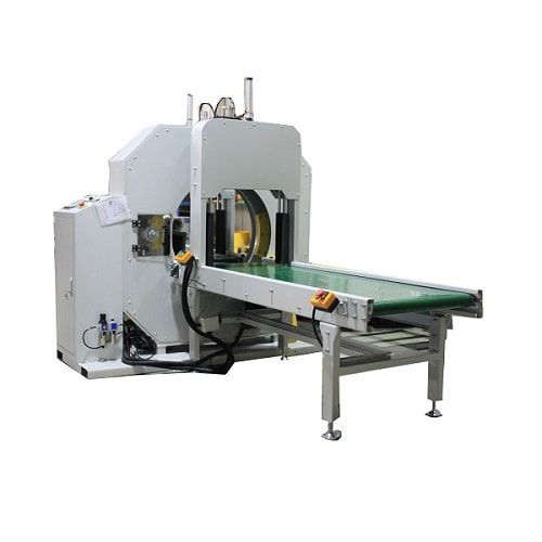 オービタルストレッチ包装機 - E400 - Shanghai Fhope machinery co.,ltd - 自動 / コンベア付き