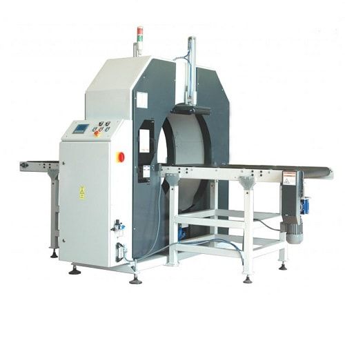 オービタルストレッチ包装機 - E600 - Shanghai Fhope machinery co.,ltd - 自動 / 伸縮フィルム / コンベア付き