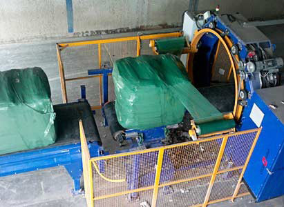 横型ストレッチ包装機 - Shanghai Fhope machinery co.,ltd - オービタル / 自動 / 俵用