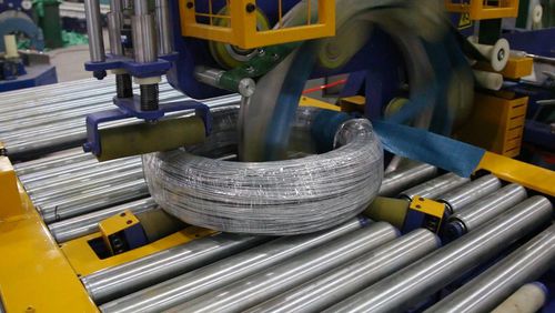 回転リング付包装機 - Shanghai Fhope machinery co.,ltd - 自動 / ワイヤーコイル用 / スチール ワイヤー用