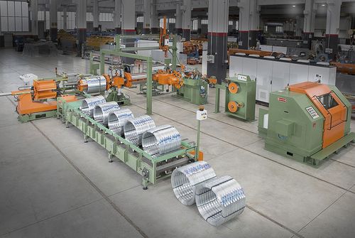 自動巻き取りおよび包装装置 - Shanghai Fhope machinery co.,ltd - スチール ワイヤー用