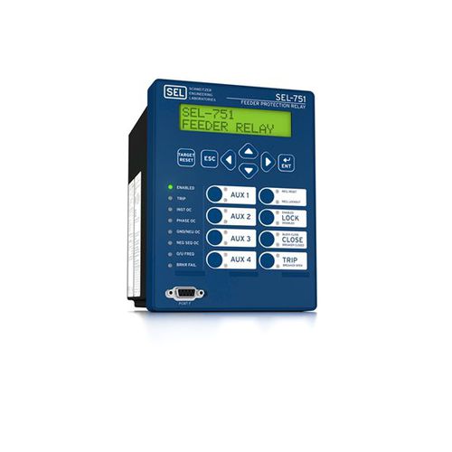 過電圧保護継電器 - SEL-751 - Schweitzer Engineering Laboratories - 電圧下 / 過電流 / アークフラッシュ