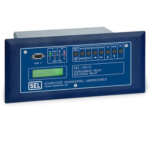 過電流保護継電器 - SEL-551C - Schweitzer Engineering Laboratories - デジタル / 設定可能 / 調節可能