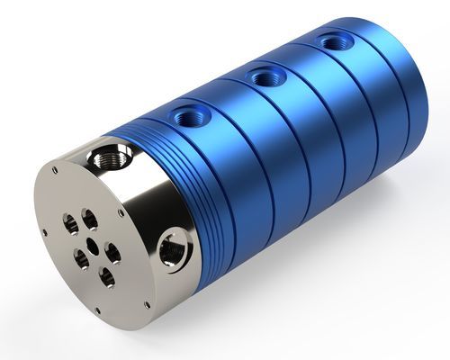 空気用ロータリージョイント - M4-5X A series - ROTOTECH MAKİNA SAN. VE DIŞ TİC. LTD. ŞTİ. - 5流路 / 産業用 / 油圧式