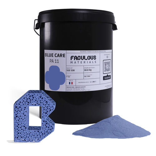 Nylon®3Dプリンタ用粉末 - BLUECARE PA11 - FABULOUS - PA / 耐薬品性 / 耐熱性