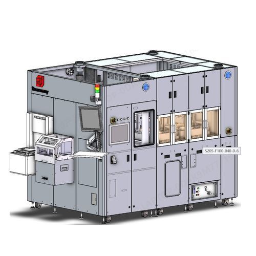 ブラシ洗浄機 - Shenzhen S.C New Energy Technology Corporation - 自動 / ウェハー用