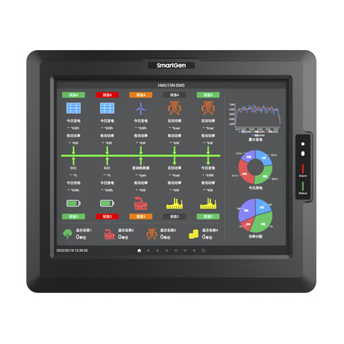 LCDモニター - HMU15N-EMS - SmartGen - 容量方式タッチスクリーン / 保護用 / 保管用