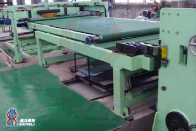 スロー水平切断ライン - KJA - Hengli CNC TechnologyCo., Ltd - 金属用 / 板金用 / PLC制御