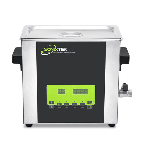 卓上型超音波洗浄機 - STS-060-T03H300 - Sonixtek - タイマー（分）付 / ステンレス製 / 産業用