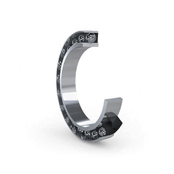 フレキシブル軸受 - TPI Bearings - ボール状 / 薄切 / スチール製