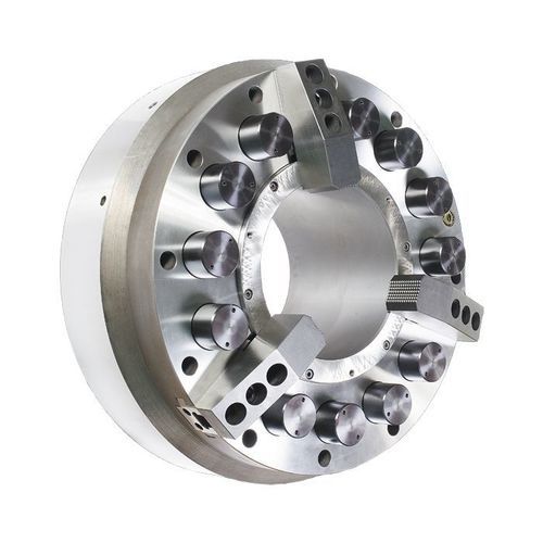 スプリング式アクチュエータ付ワークピースクランプチャック - 2500-630-275 SPR - Bison S.A. - ターニング用途用 / 直接組み立て式 / 空圧式