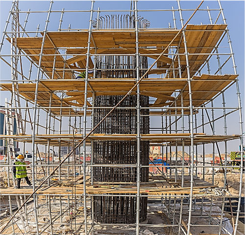 固定型足場 - SCAFFSHORE 60 - SCAFFCO - 外壁 / 風力タービン用 / モジュール式