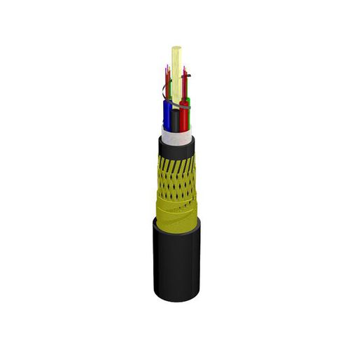 データ用光ケーブル - EE6102P - CABLESCOM - ADSS / UV耐性 / 装甲