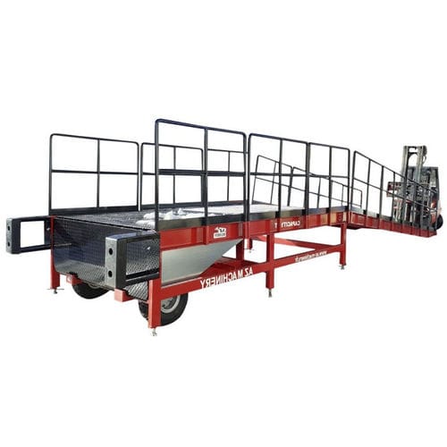 倉庫用搭載用スロープ - FORMATION 2020 - AZ RAMP - ドック用 / フォークリフトトラック用 / 重輸送用