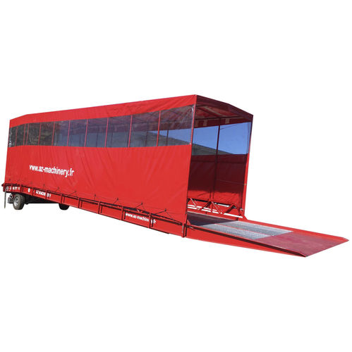 タイヤ用搭載用スロープ - EASY XL-8-BCH - AZ RAMP - コンテナ用 / フォークリフトトラック用 / ロール