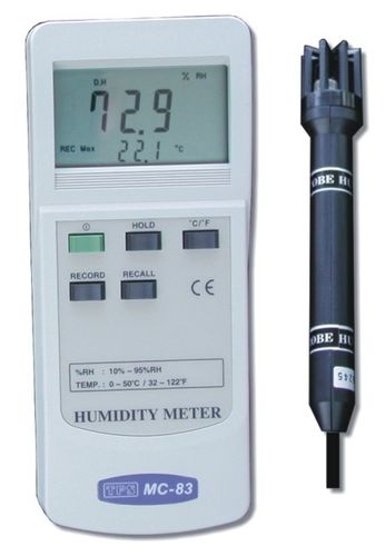 温度測定器 - MC-83  - TPS - 相対湿度 / サーミスタ / 携帯型