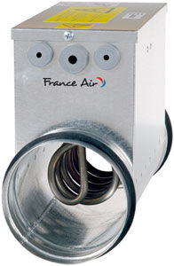 空気加熱器 - SYSTAIR CIREC  - FRANCE AIR - ダクト / 対流式 / 電動式