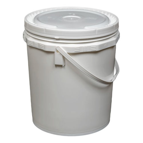 プラスチック製バケツ - 7521006110 - EVOPACK - 円形 / ふた付き / ハンドル付き