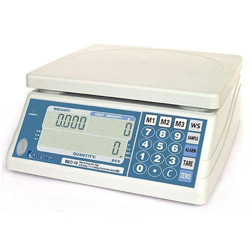 カウンティングスケール - BEC Series - KINGSHIP WEIGHING MACHINES CORP. - 電子 / キログラム / 液晶ディスプレイ