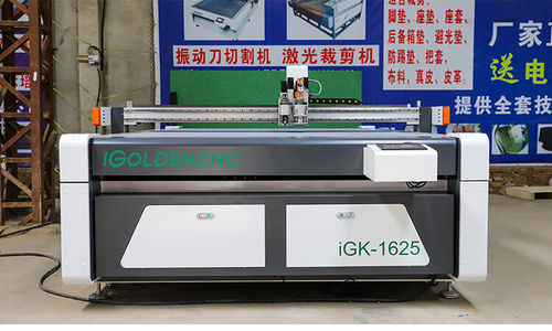 振動ブレード切断機 - iGK-1630 - igoldencnc - ゴム用 / 木材用 / 革用