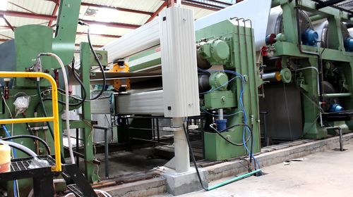 抄紙機用カレンダー機 - Scan Machineries  - プレスロール2つ