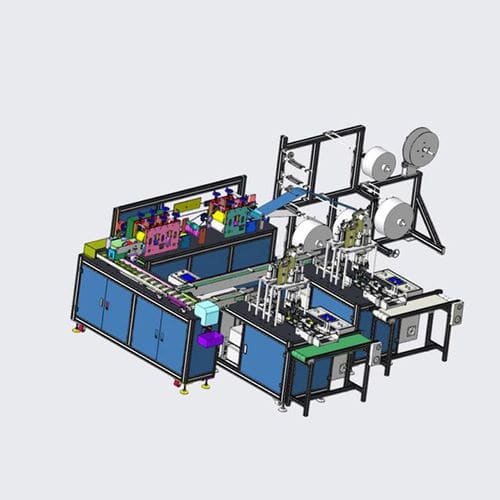 手術マスク用製造ライン - Nantongtongji Co.,LTD. - 自動 / 連続