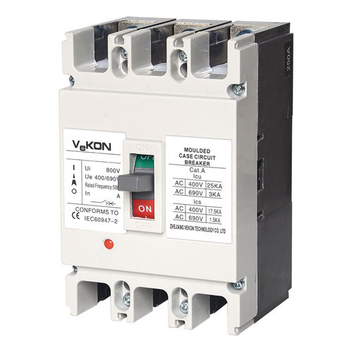 成形ボックス遮断器 - VCM1 series - ZHEJIANG VEKON TECHNOLOGY CO.,LTD - 熱 / ショート防止 / 積荷超過用