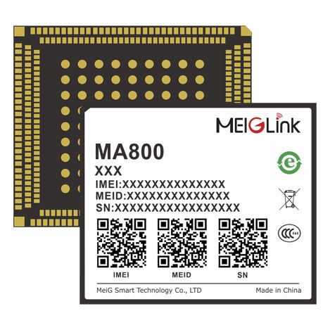 データトランスミッション用ワイヤレスモジュール - MA800  - MeiG Smart Technology Company
