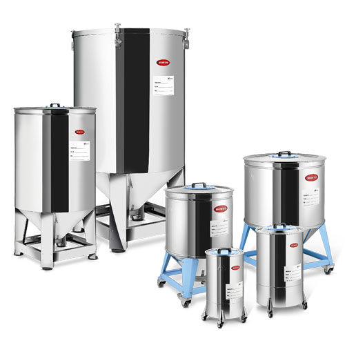 プラスチック製ペレットタンク - CS series - Moretto - 貯蔵用 / 輸送用 / ステンレススチール製