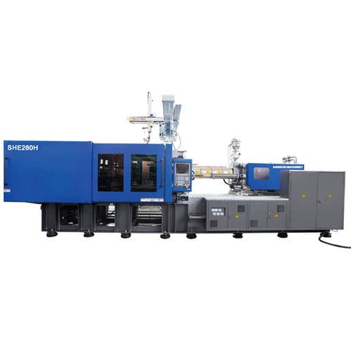 横型射出成形機 - SHE280-H  - NINGBO SANSHUN MACHINERY & TECHNOLOGY CO.,LTD - 油圧式 / シリンダー式 / 高速サイクル