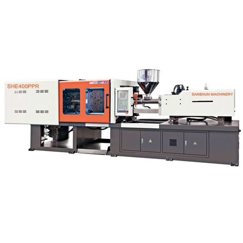 横型射出成形機 - SHE400-PPR - NINGBO SANSHUN MACHINERY & TECHNOLOGY CO.,LTD - 油圧式 / PP-R用 / シリンダー式