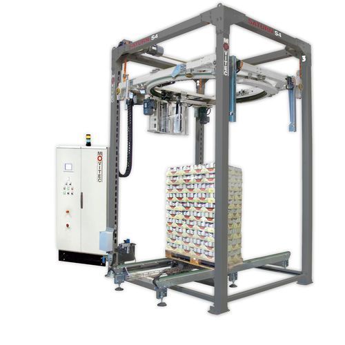 自動ストレッチ包装機 - Saturn S4 - MOVITEC WRAPPING SYSTEMS, SLU - 回転リング付 / パレット用 / 伸縮フィルム