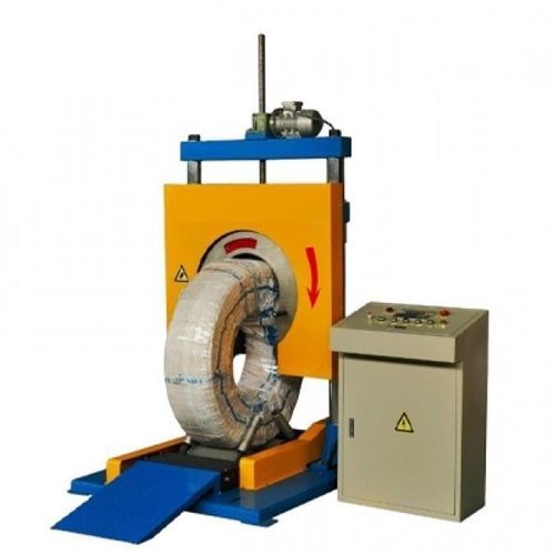 垂直ストレッチ包装機 - YP200F - Qingdao Ausense Packing Equipment Co., Ltd. - 全自動 / コイル用