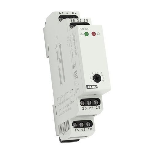 送電レールDIN取り付け用タイマーリレー - CRM-83J - ELKO