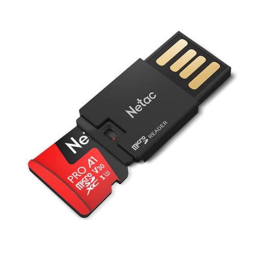 外部メモリーカードリーダー - P302 - Netac Technology Co.,Ltd. - マイクロSD / USB