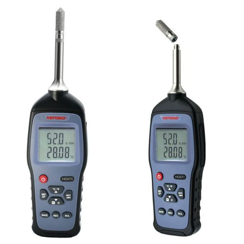 手持ち型湿度計 - HK-J8A10 series - HENGKO Technology Co., Ltd. - 産業用 / 空気用 / LEDディスプレイ付き