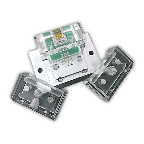 オールインワン電気化学プラットフォーム - ED-AIO-CELL series - Micrux Fluidic - 薄膜