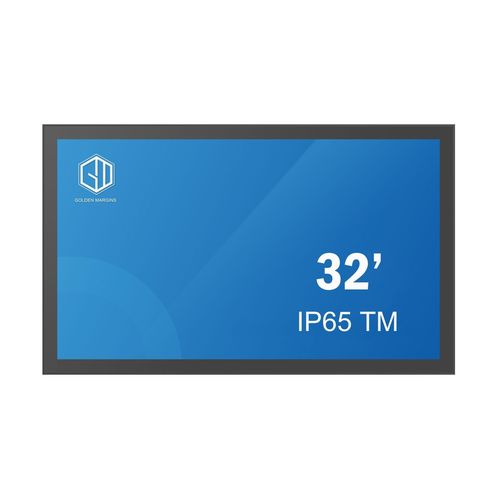 32インチモニター - GM32IP65TM - Shenzhen Golden Margins Co., Ltd.  - LCD / 投影容量方式タッチスクリーン / マルチタッチスクリーン