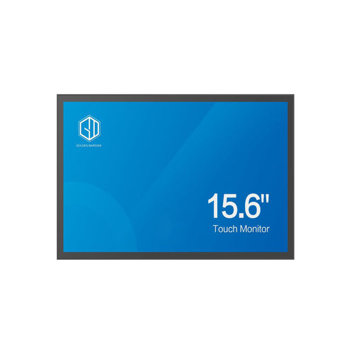 防水・防塵性能モニター - GM156TM - Shenzhen Golden Margins Co., Ltd.  - LCD / 投影容量方式タッチスクリーン / マルチタッチスクリーン