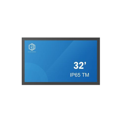 LCDモニター - GM32IP65TM - Shenzhen Golden Margins Co., Ltd.  - 投影容量方式タッチスクリーン / 産業用 / 32インチ