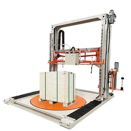 垂直ストレッチ包装機 - DH-DDMC - Shandong Dyehome Intelligent Equipment Co.,Ltd - 自動 / 機械式ブレーキ付き / 食品および飲料産業用