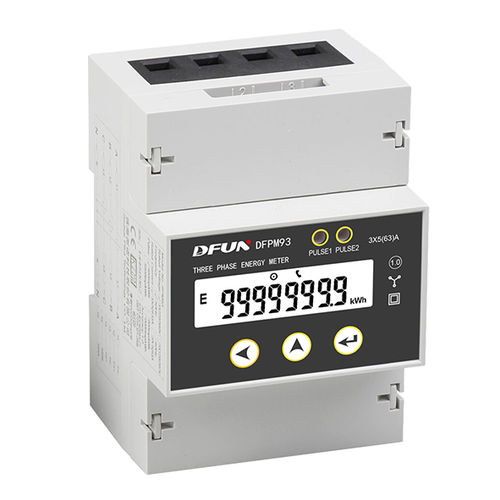 三相電力量計 - DFPM93  - DFUN (ZHUHAI) CO.,LTD. - DINレール / 50 Hz / RS-485