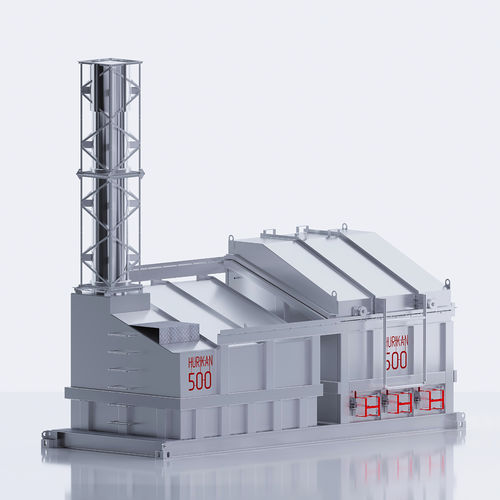 医療廃棄物用焼却炉 - HURIKAN 500 - Eco-Spectrum LLC - 医薬品廃棄物用 / 動物廃棄物 / 危険廃棄物用