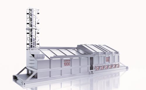 医療廃棄物用焼却炉 - HURIKAN 1000 - Eco-Spectrum LLC - 医薬品廃棄物用 / 動物廃棄物 / 危険廃棄物用