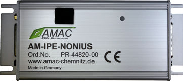 2 チャンネル補間器 - AM-IPE-Nonius - AMAC ASIC - und Mikrosensoranwendung Chemnitz GmbH - 6チャンネル / プログラム可能 / ABZインターフェース付き