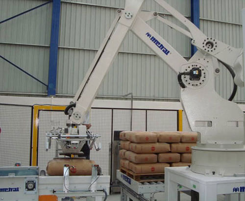 ロボット式パレタイザー - RP6000 - Metral - 袋用 / ボックス用 / ボトル用